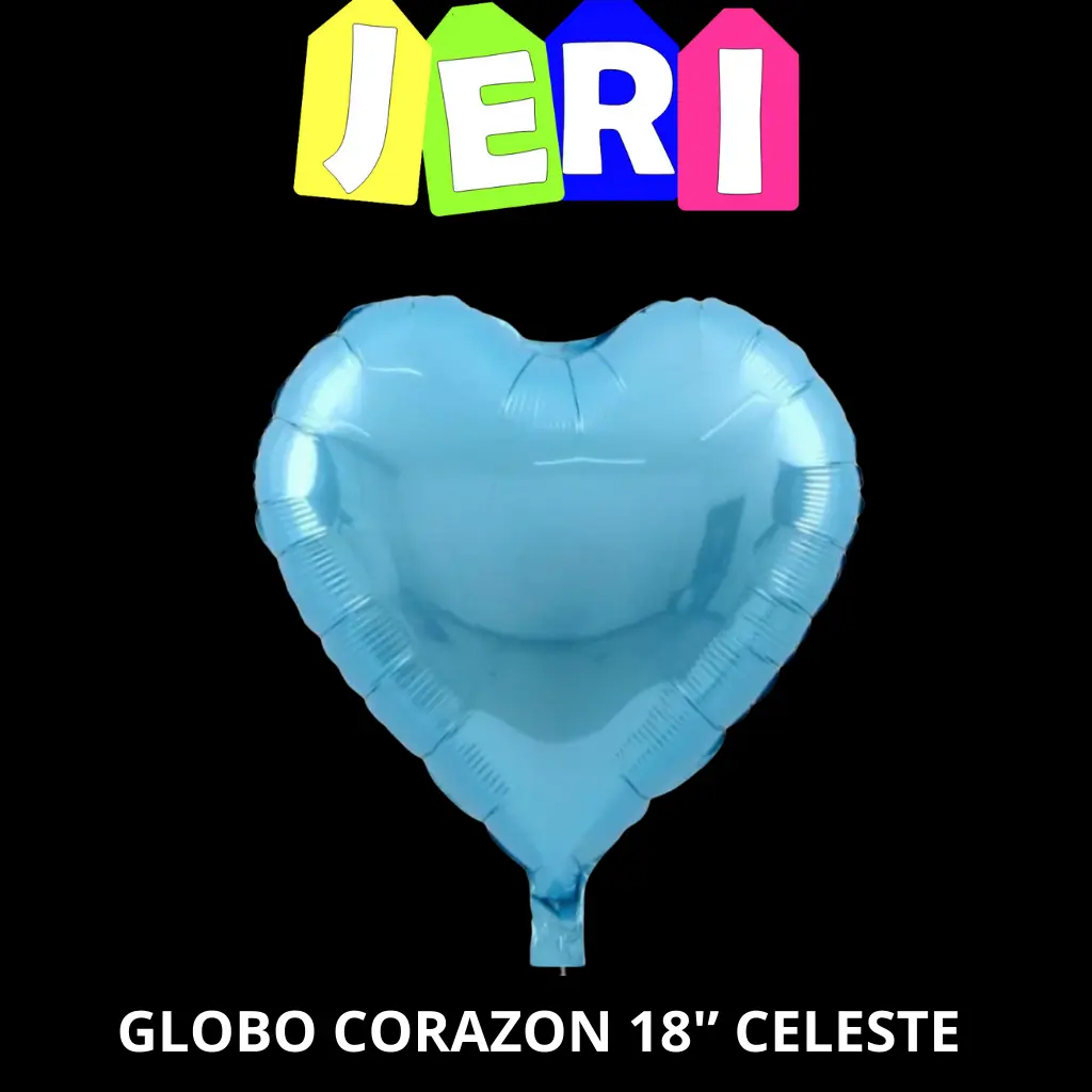 GLOBO METALIZADO CORAZON 18"