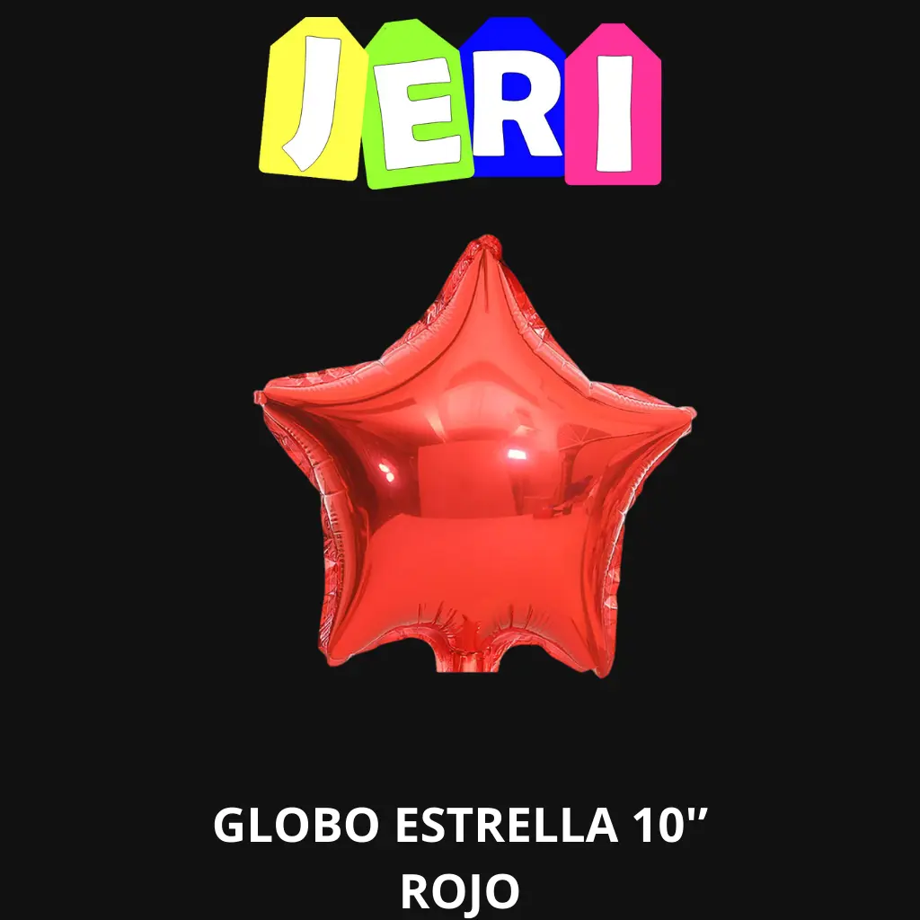 GLOBO METALIZADO ESTRELLA 10"