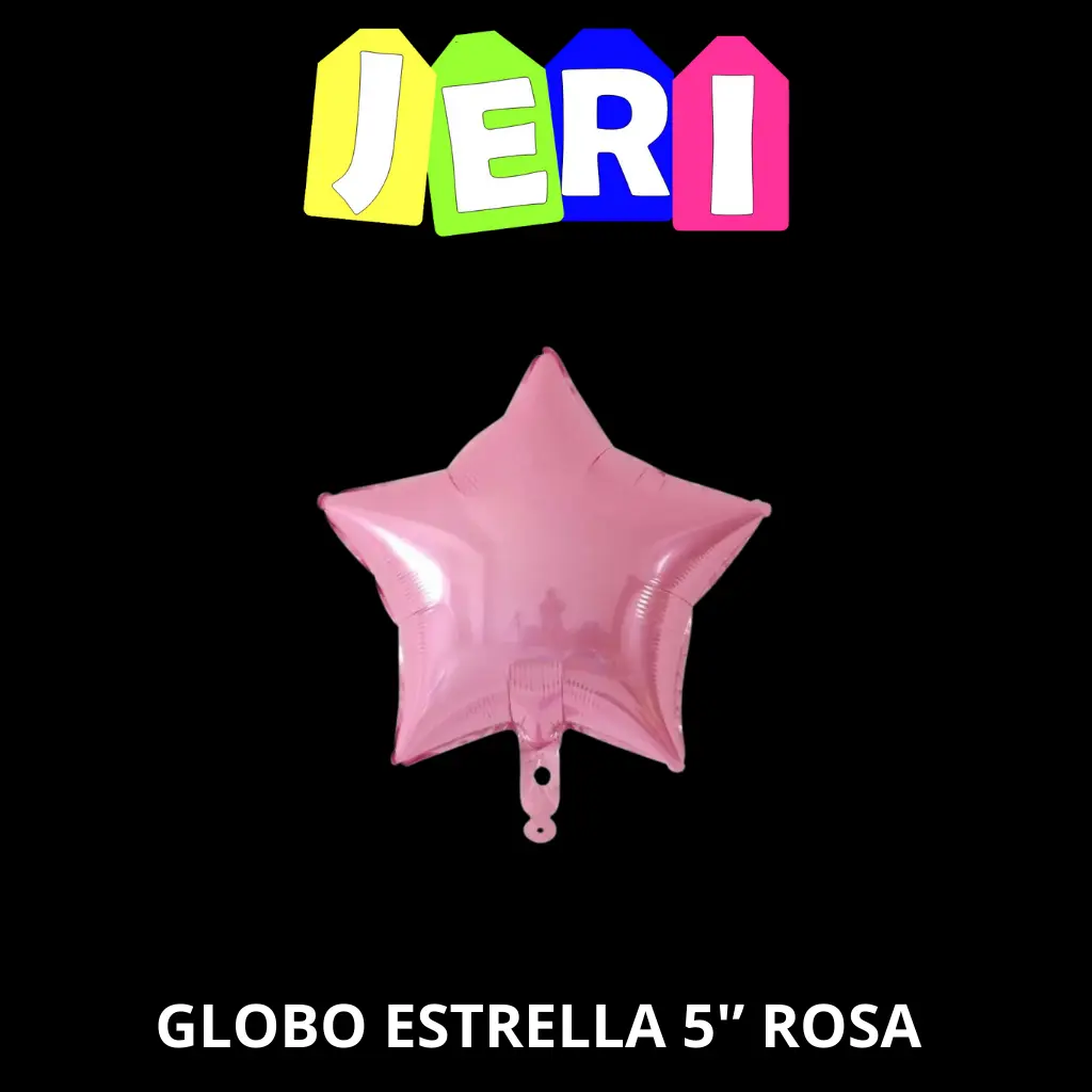 GLOBO METALIZADO ESTRELLA 5"