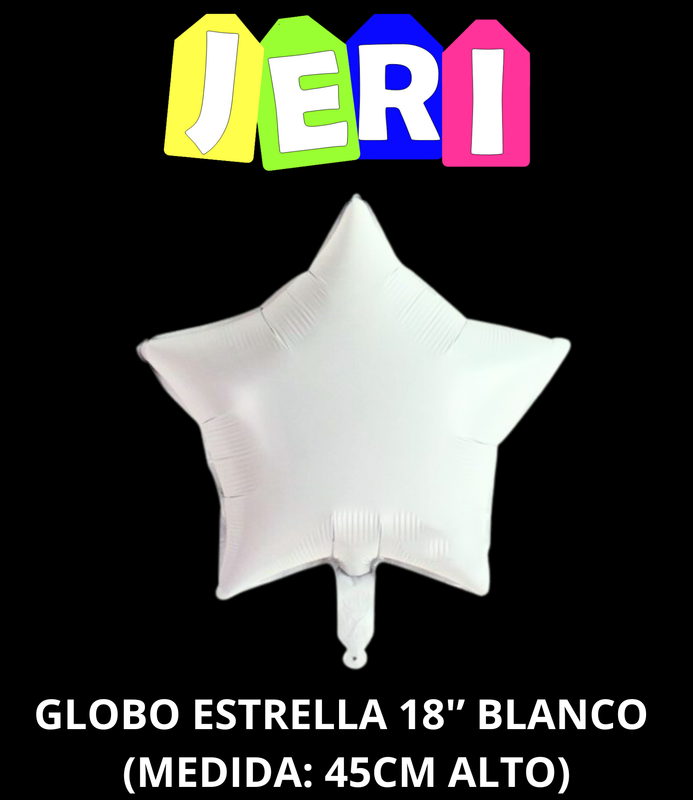 GLOBO METALIZADO ESTRELLA 18"
