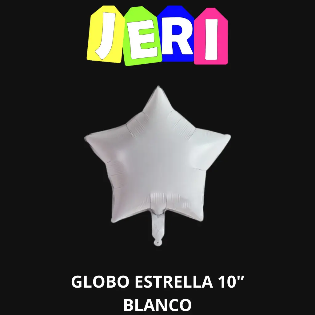 GLOBO METALIZADO ESTRELLA 10"