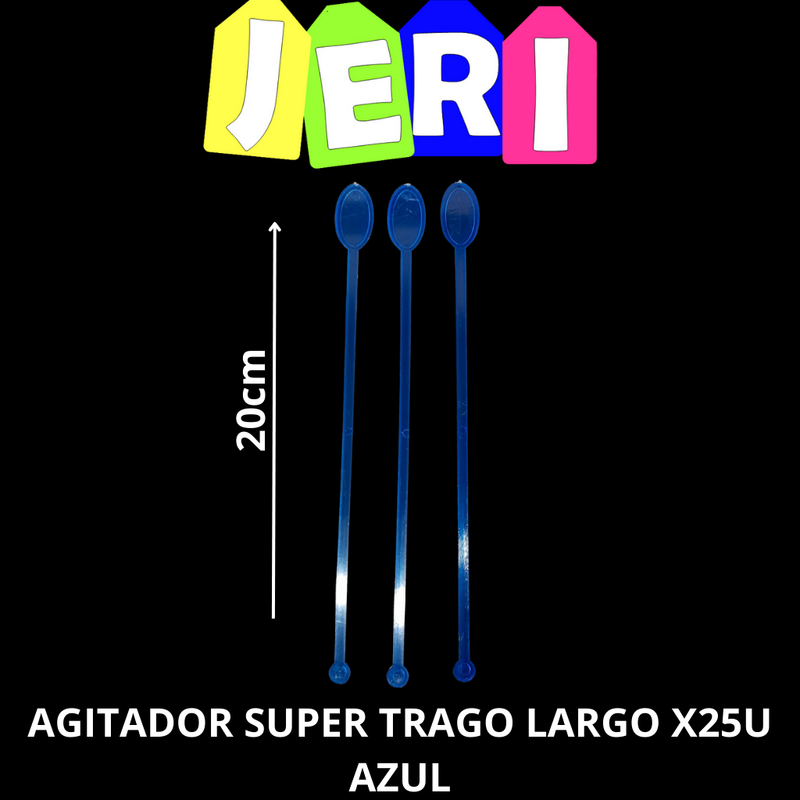AGITADOR SUPER TRAGO LARGO X25U (AZUL)