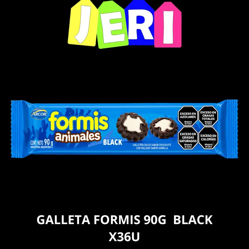 GALLETA FORMIS 90G BLACK X 36U