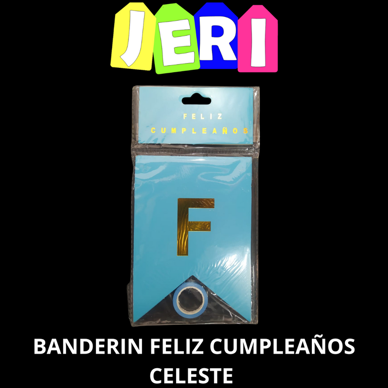 BANDERIN FELIZ CUMPLEAÑOS