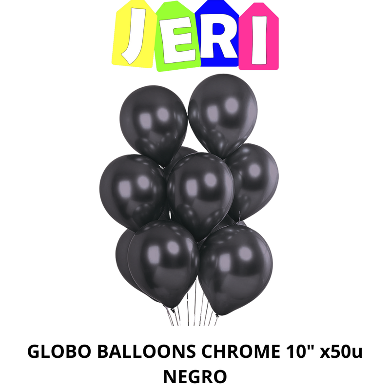 GLOBO BALLOONS CHROME 10" x50u