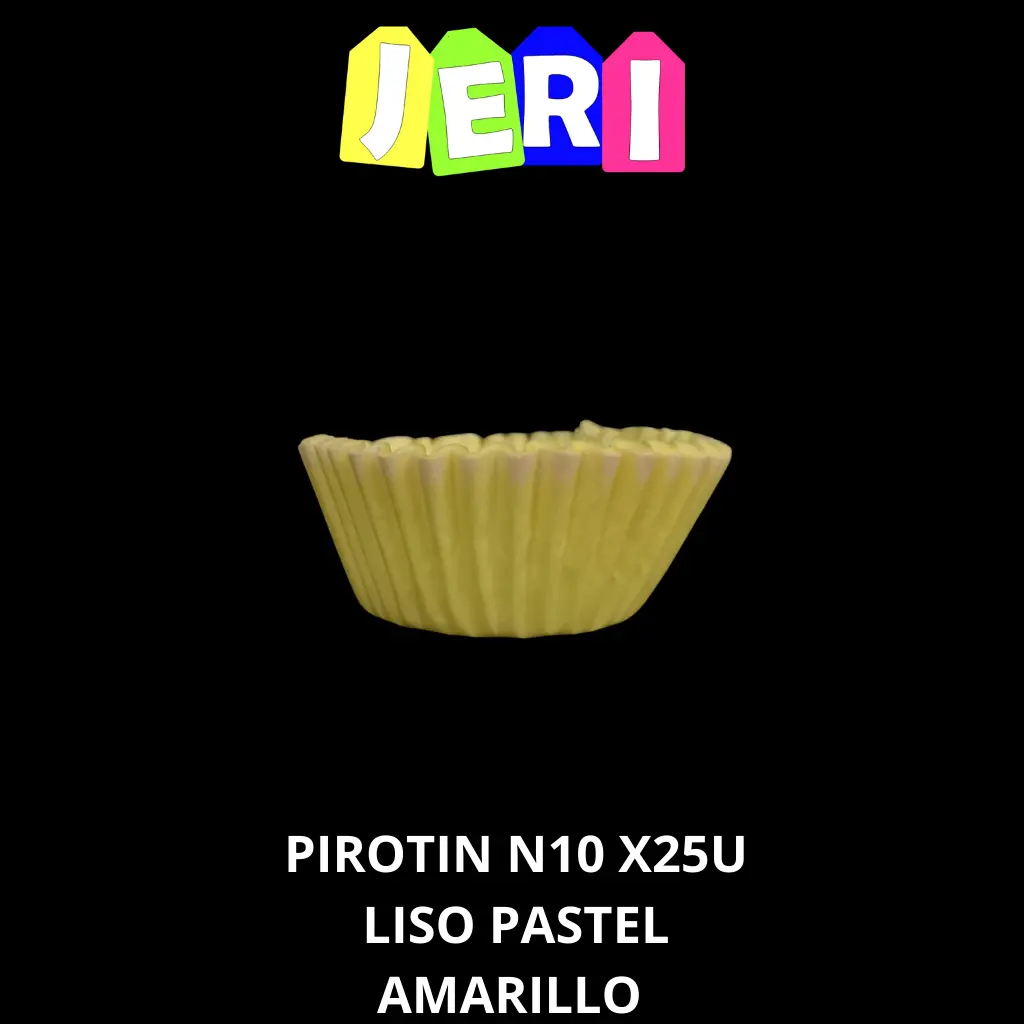 PIROTIN N10 X25U LISO PASTEL (AMARILLO)