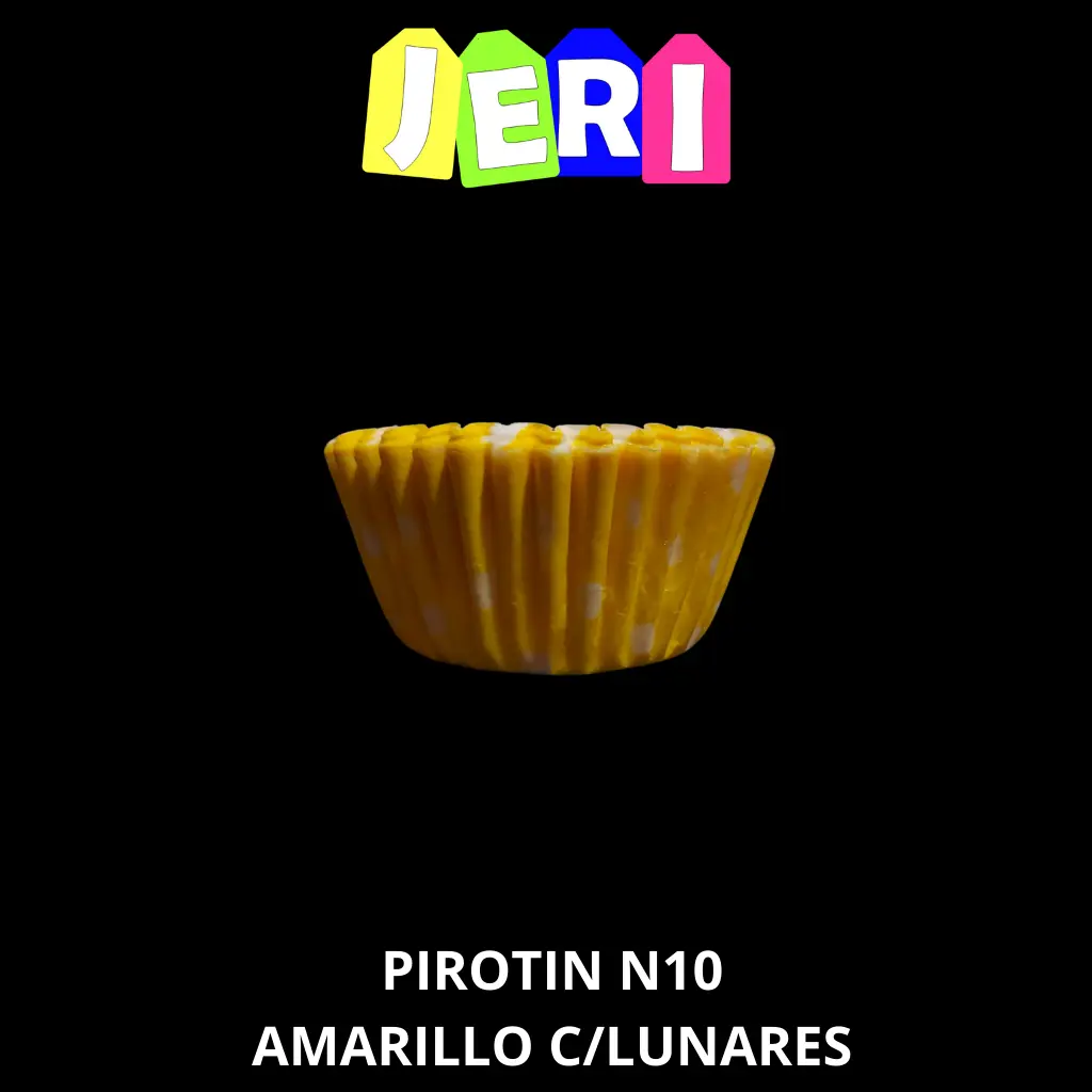 PIROTIN N10 X25U C/ LUNARES (AMARILLO)