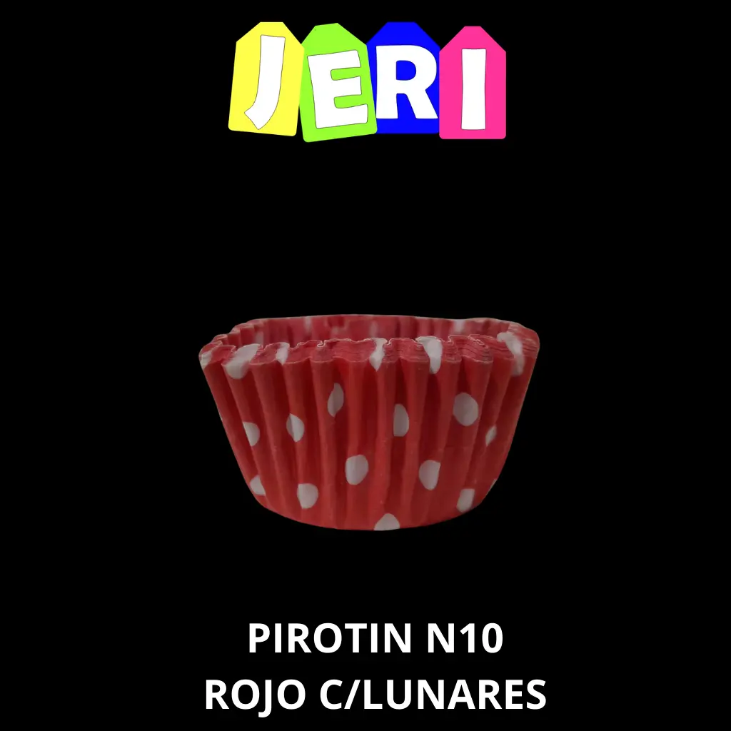 PIROTIN N10 X25U C/ LUNARES (ROJO)