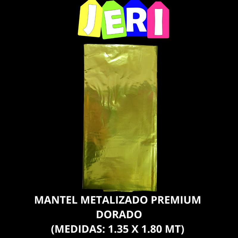 MANTEL METALIZADO PREMIUM (DORADO)
