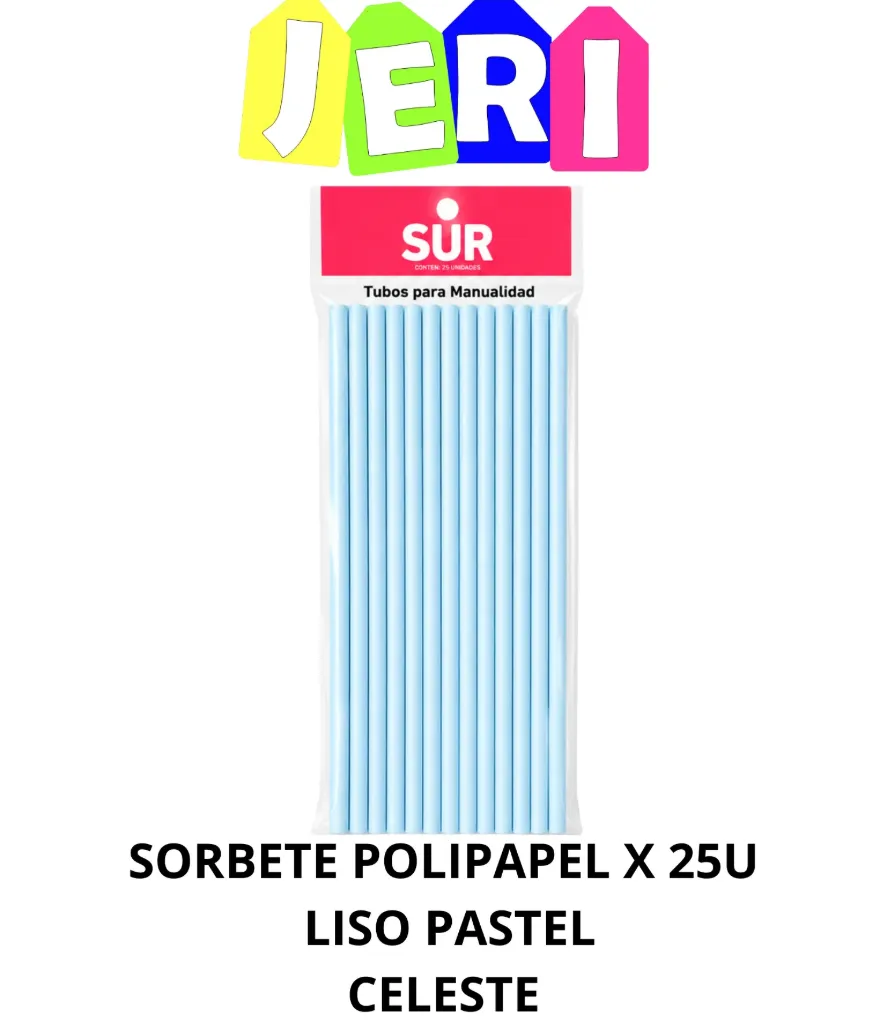 SORBETE POLIPAPEL X25U LISO PASTEL