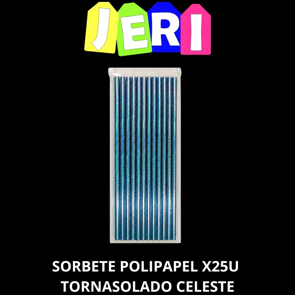 SORBETE POLIPAPEL X25U TORNAZOLADO (CELESTE)