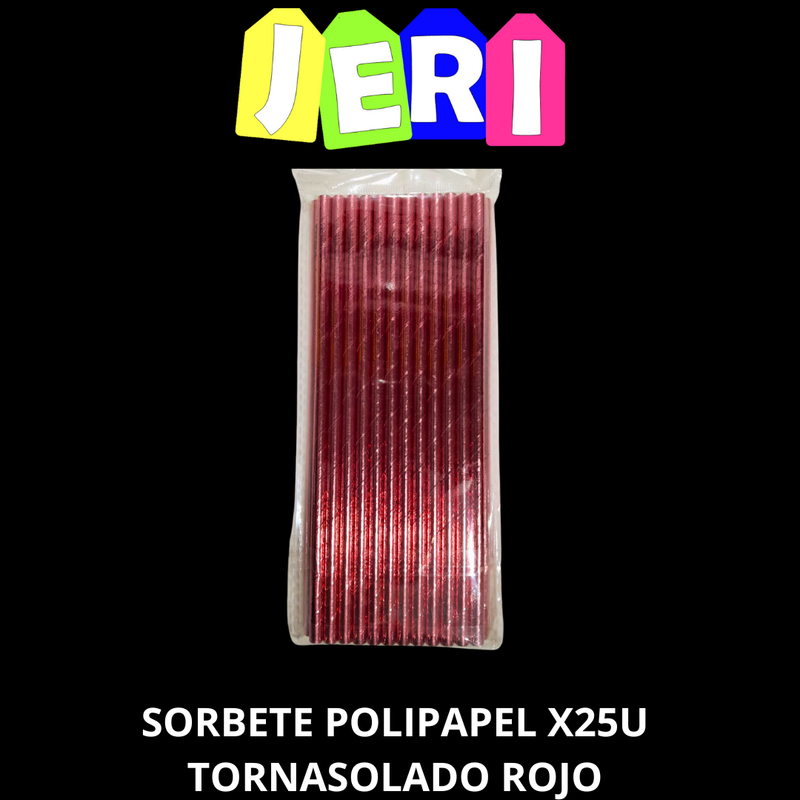 SORBETE POLIPAPEL X25U TORNAZOLADO (ROJO)