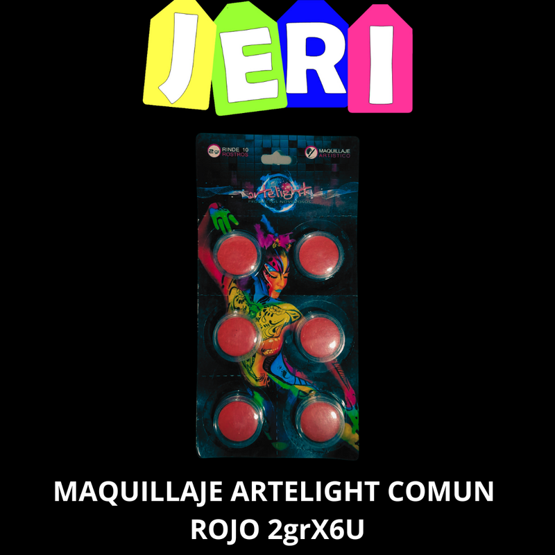 MAQUILLAJE ARTELIGHT COMUN X6U