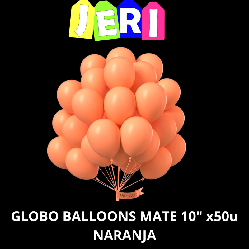 GLOBO BALLOONS MATE 10" x50u