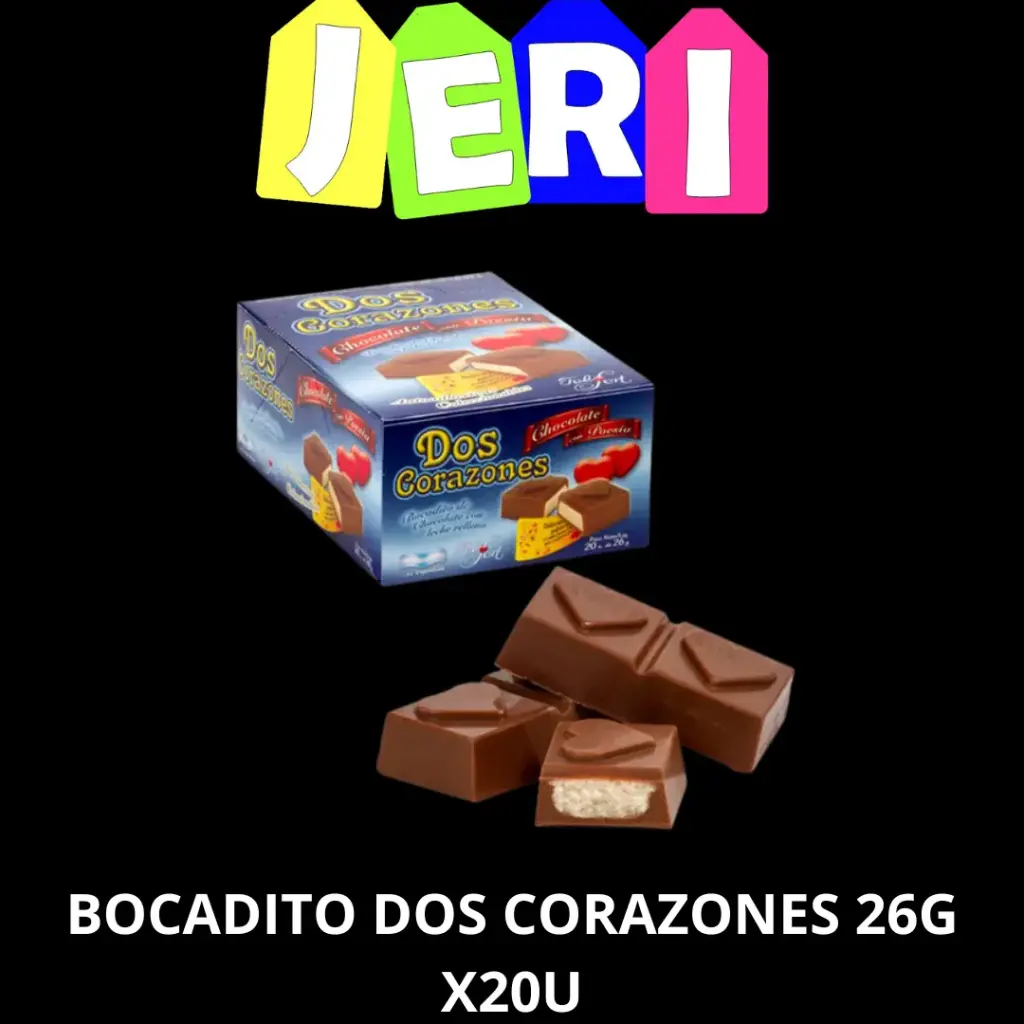 BOCADITO DOS CORAZONES 26G X20U