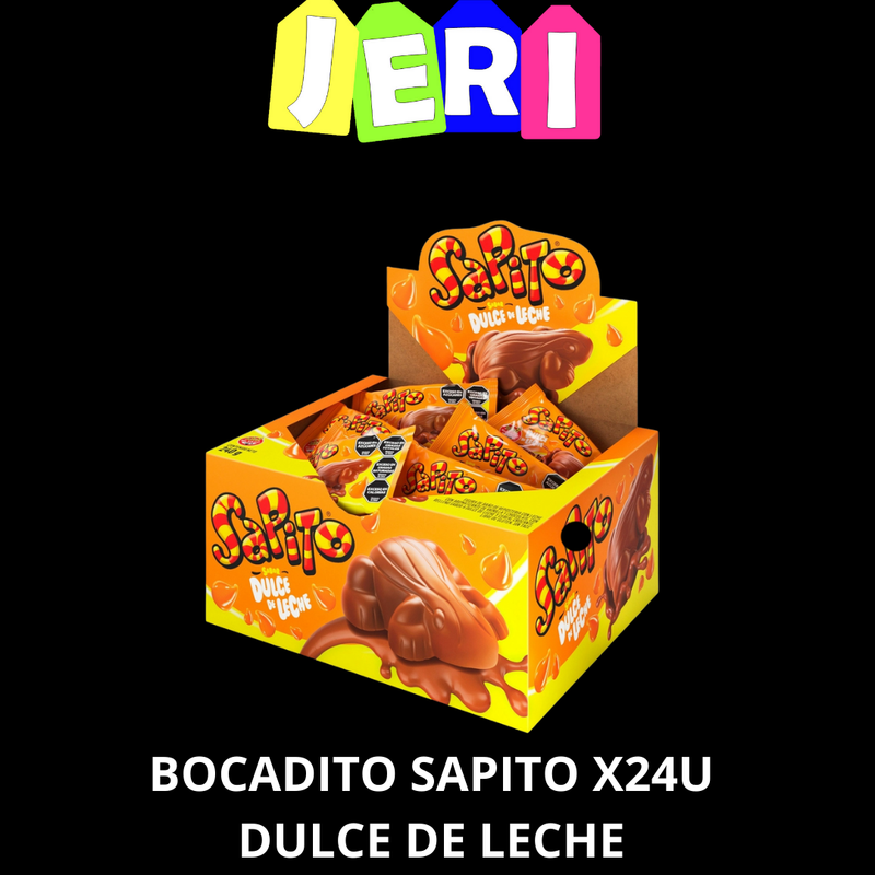 BOCADITO SAPITO X24U DULCE DE LECHE