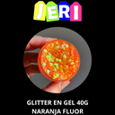 GLITTER EN GEL POTE 40G