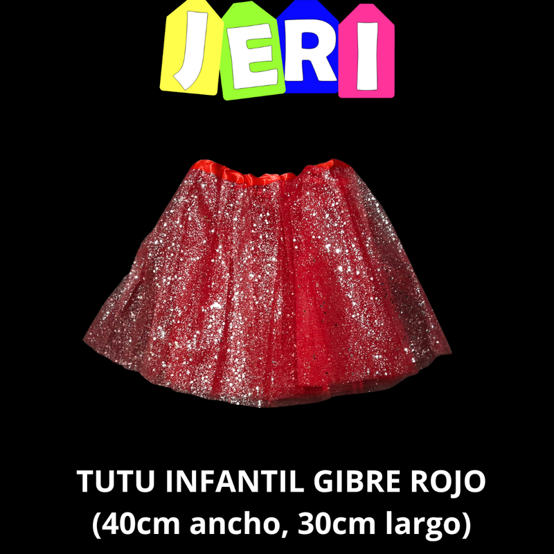 TUTU INFANTIL GIBRE (ROJO)