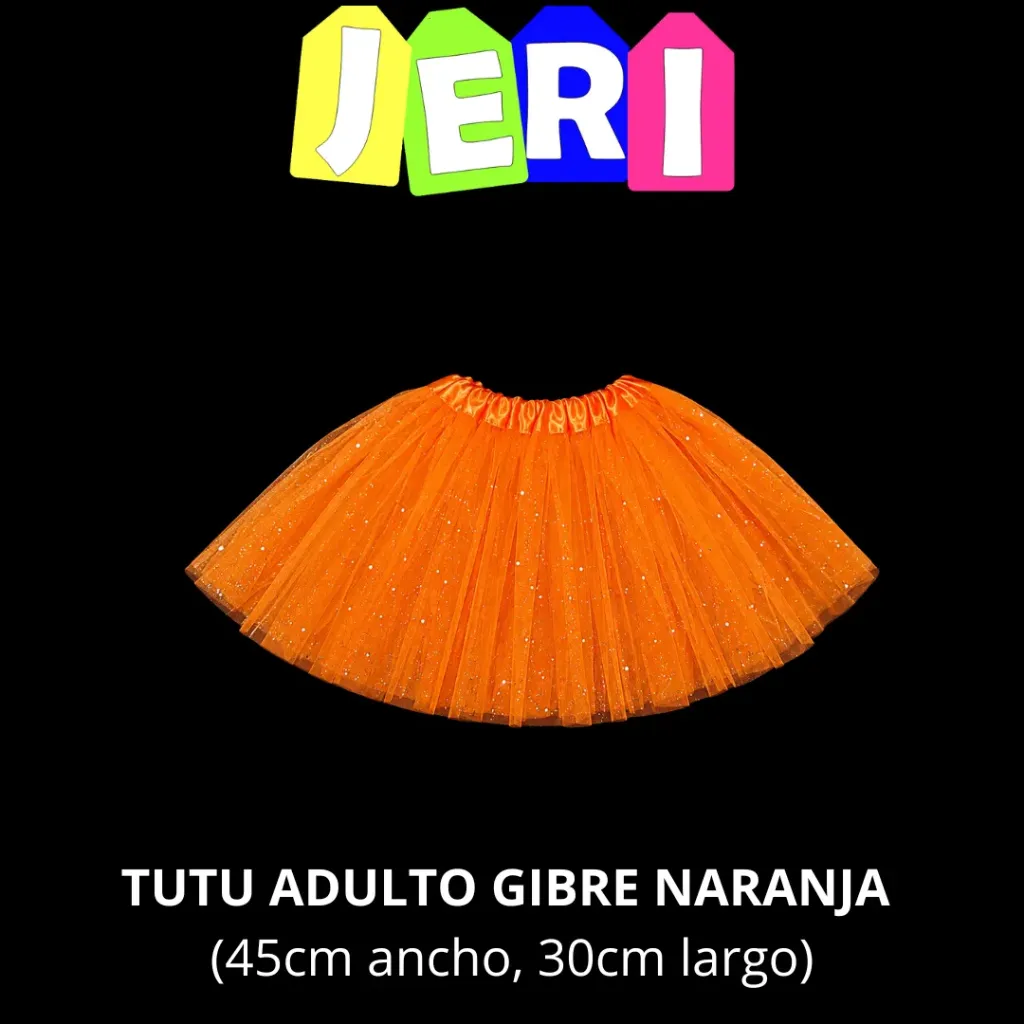 TUTU ADULTO GIBRE (NARANJA)