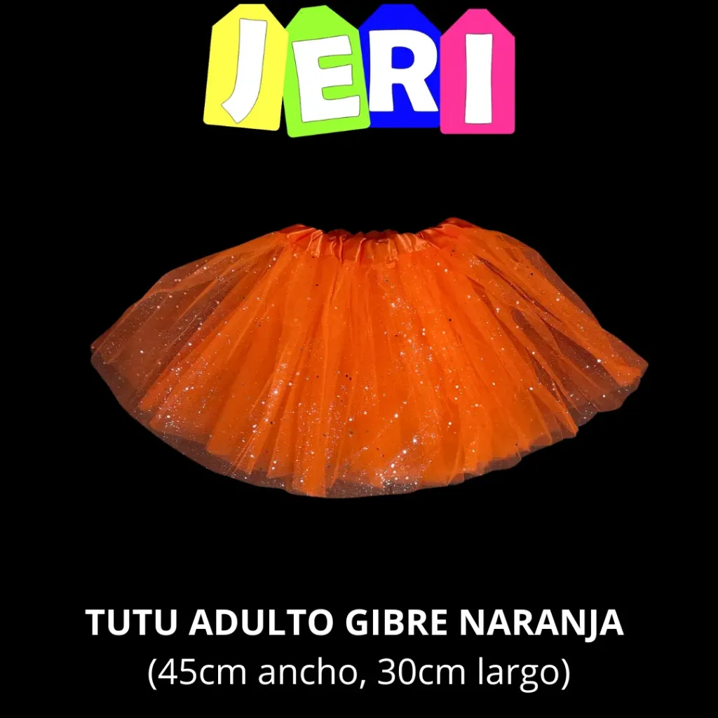 TUTU ADULTO GIBRE (NARANJA)