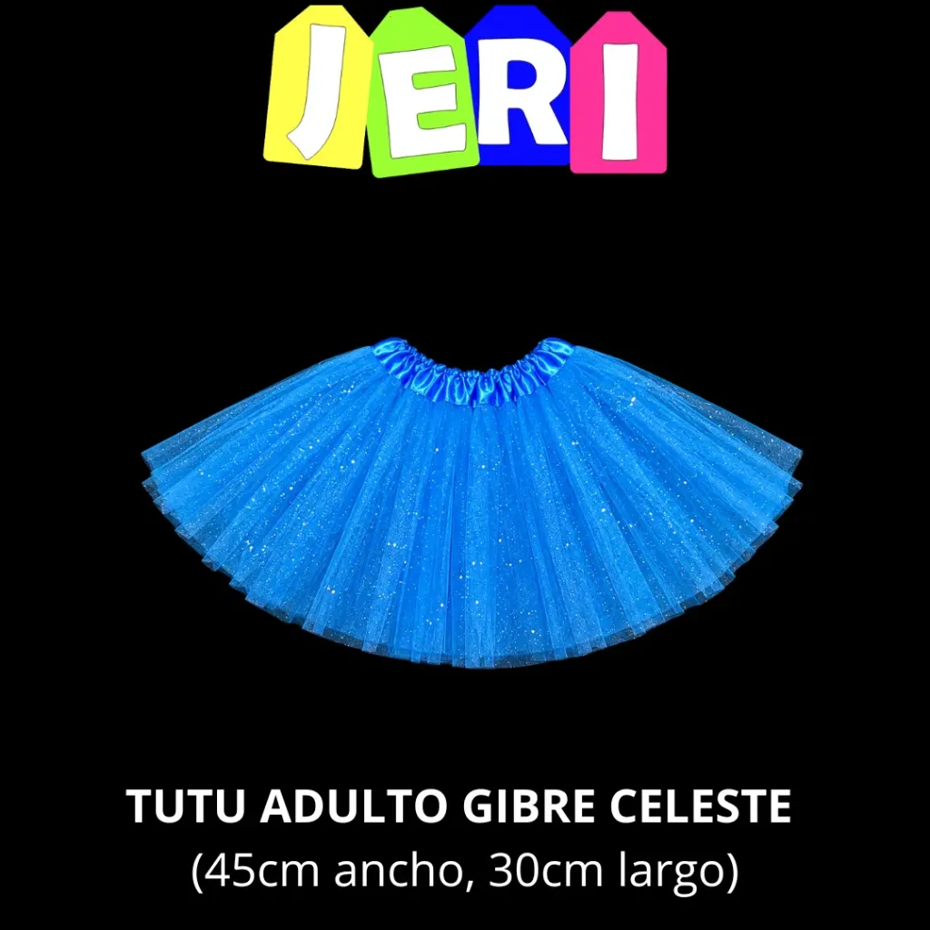 TUTU ADULTO GIBRE (CELESTE)