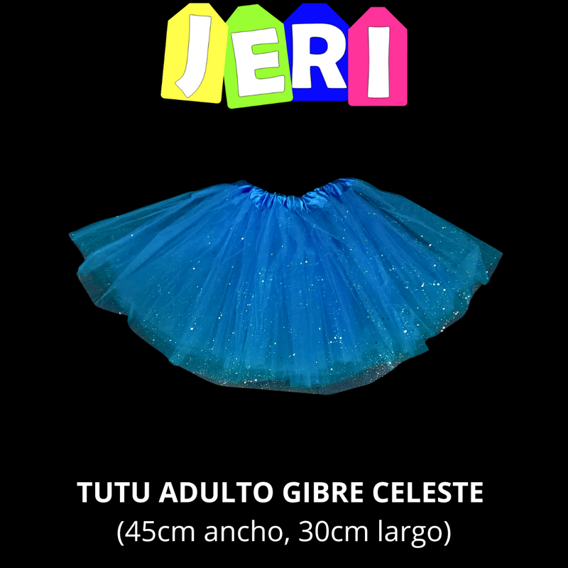 TUTU ADULTO GIBRE (CELESTE)