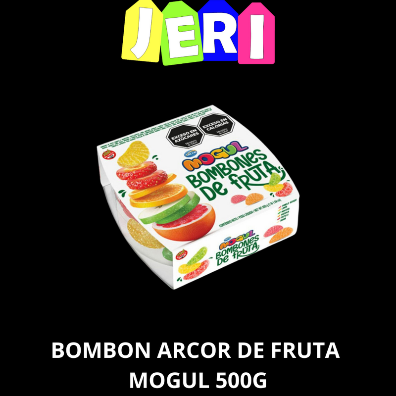 BOMBON ARCOR DE FRUTA MOGUL 500G