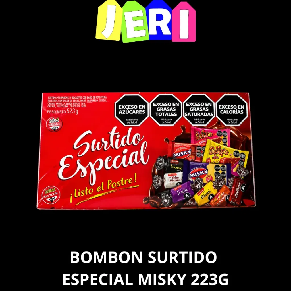 BOMBON SURTIDO ESPECIAL MISKY 223G
