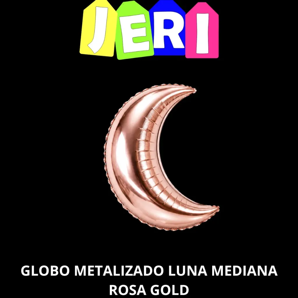 GLOBO METALIZADO LUNA MEDIANA