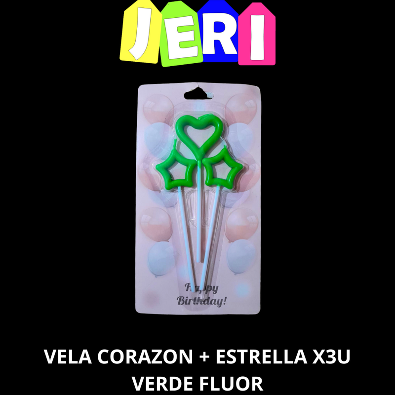VELA CORAZON + ESTRELLA X3U