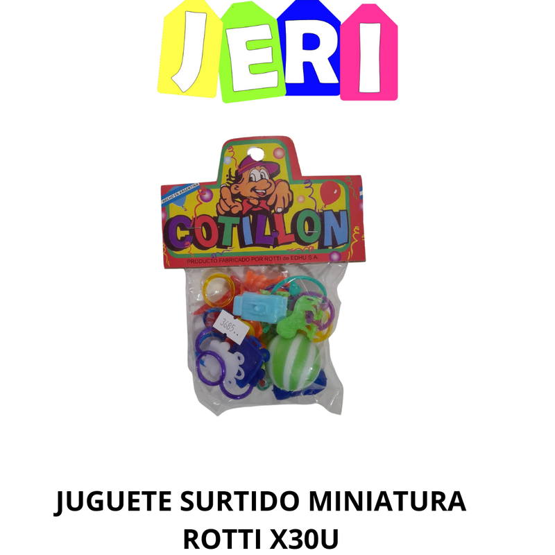 [3685] JUGUETE SURTIDO MINIATURA SURTIDA ROTTI X30U