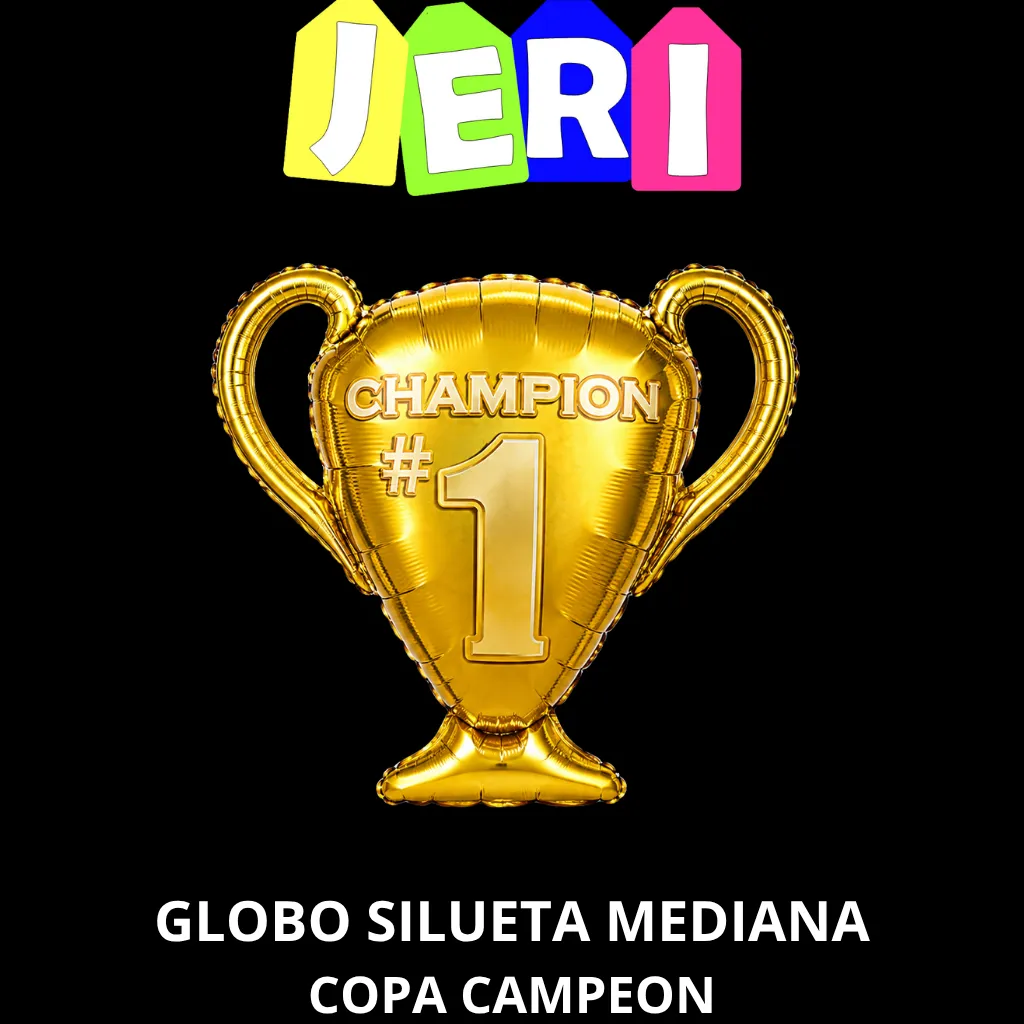GLOBO SILUETA MEDIANA COPA CAMPEON