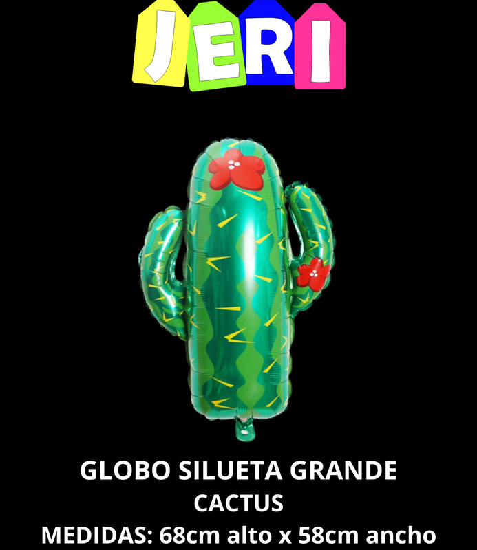 GLOBO SILUETA GRANDE CACTUS