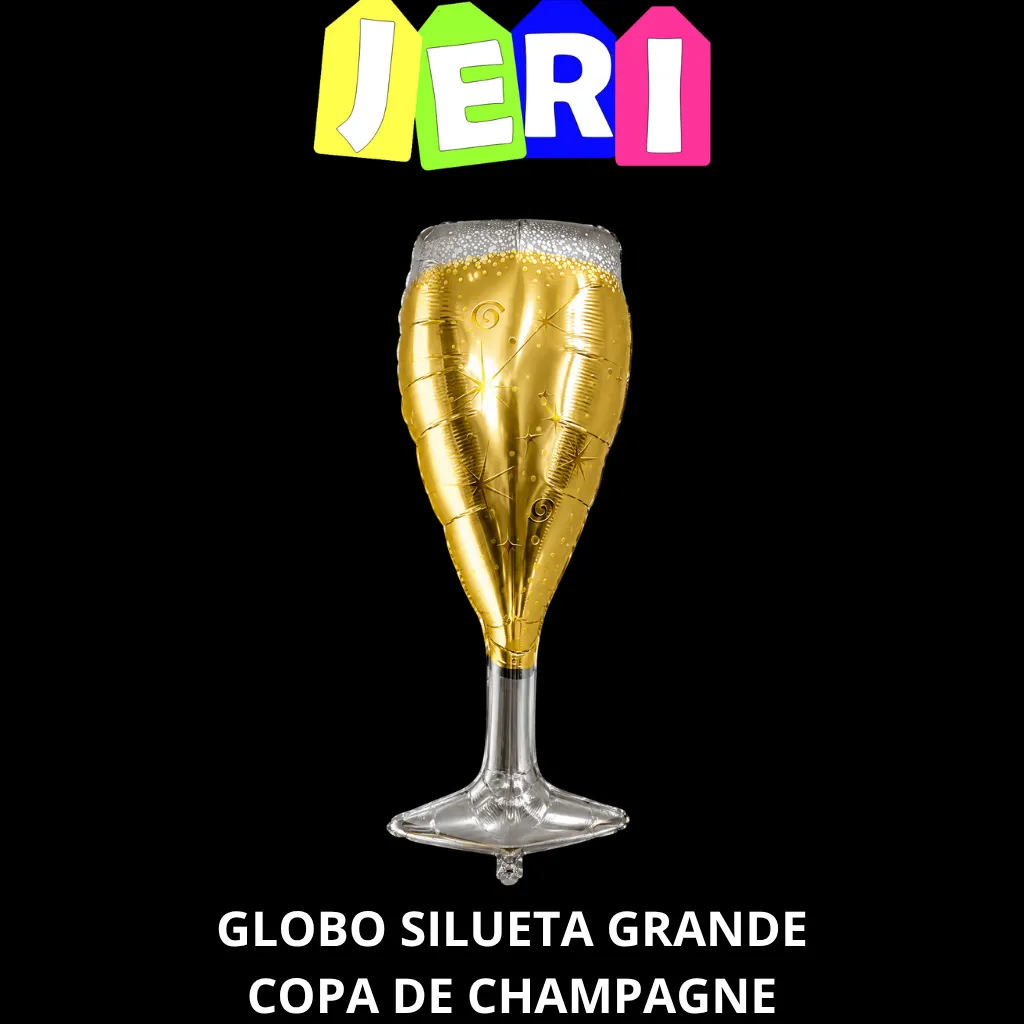 [5964] GLOBO SILUETA GRANDE COPA CHAMPAGNE