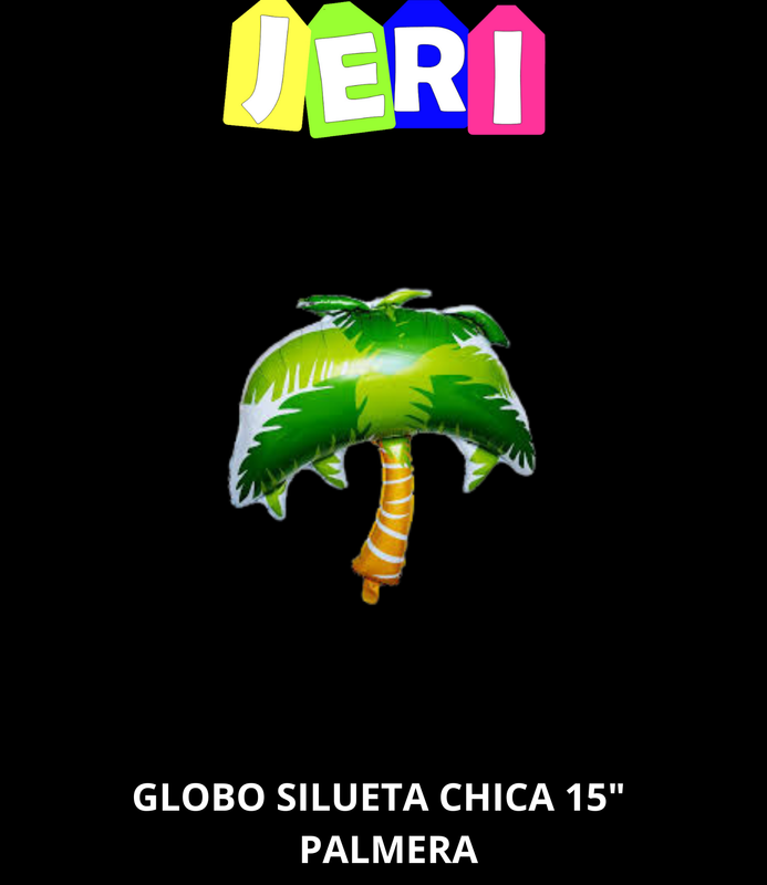 GLOBO SILUETA CHICA 15" PALMERA