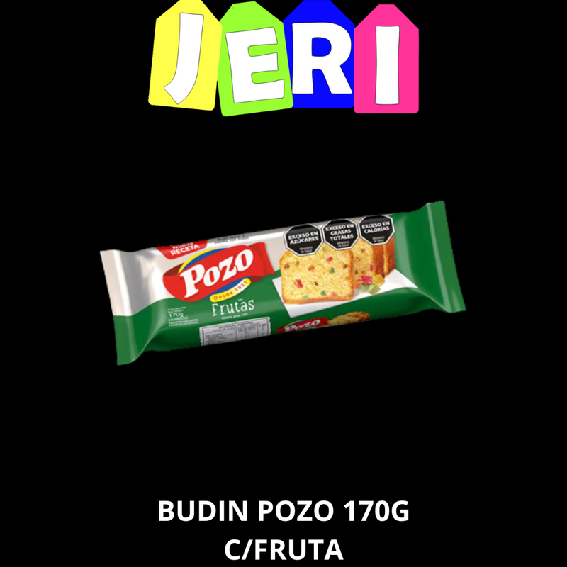 BUDIN POZO 170G C/ FRUTA