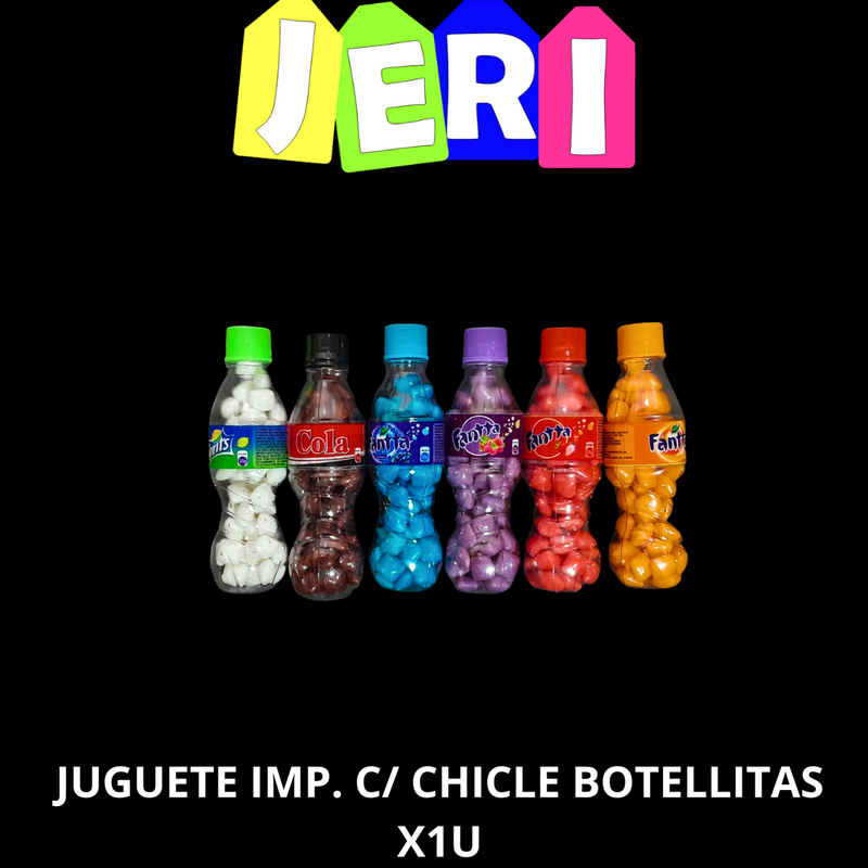 BOTELLITAS C/ CHICLE