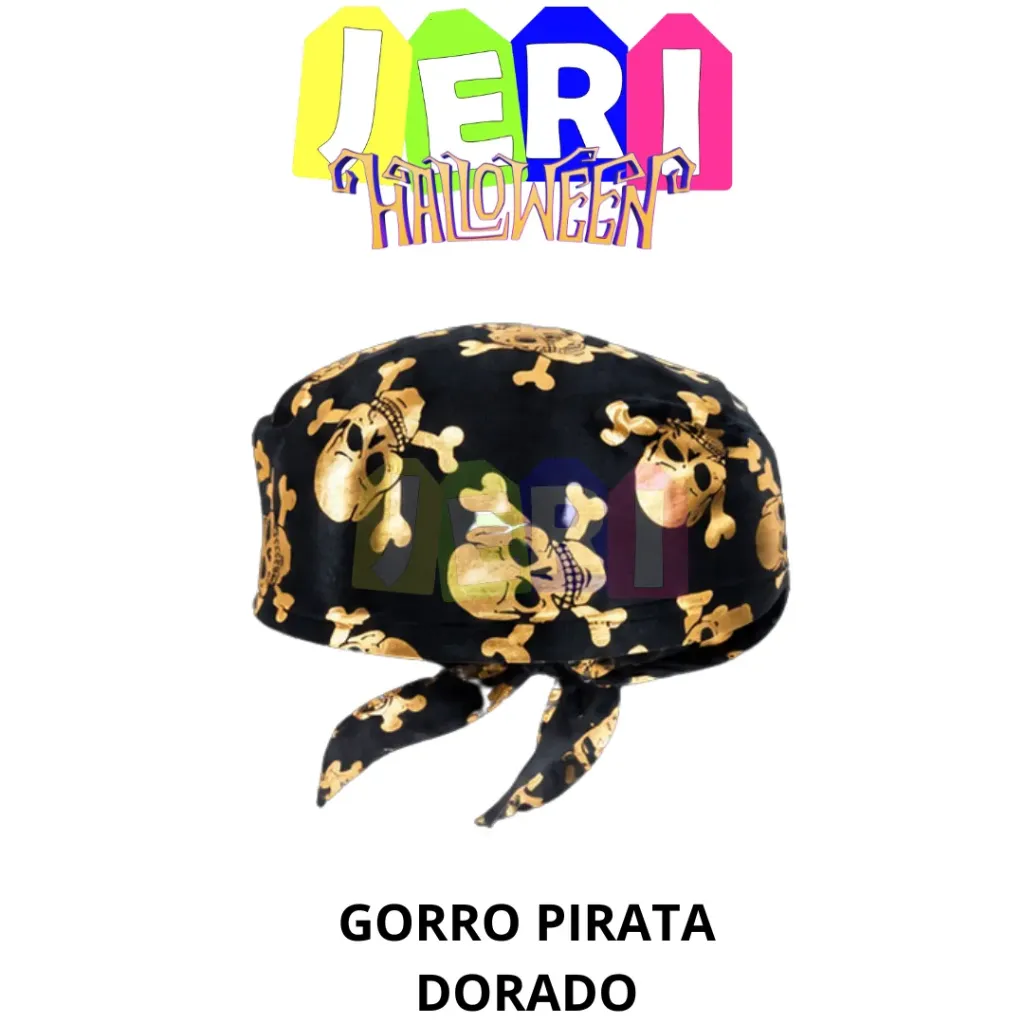 HALL GORRO PIRATA (DORADO)