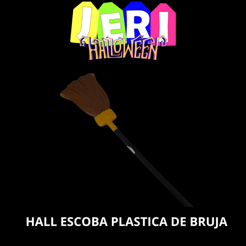 HALL ESCOBA PLASTICA DE BRUJA