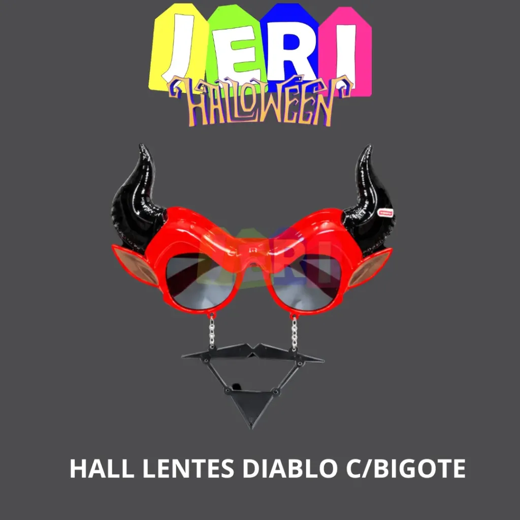 HALL LENTES DIABLO C/ BIGOTE (SIN STOCK)