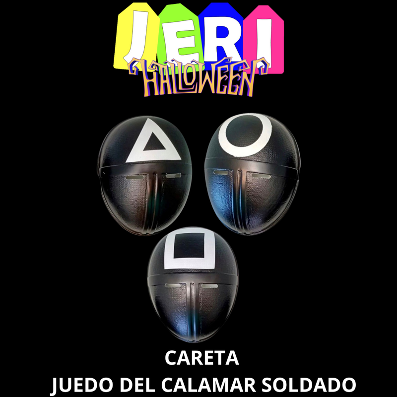HALL CARETA JUEGO DEL CALAMAR SOLDADO