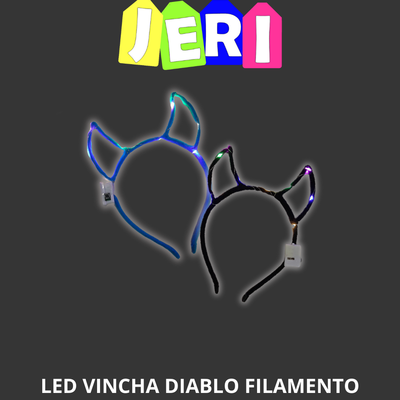 LED VINCHA DIABLO FILAMENTO