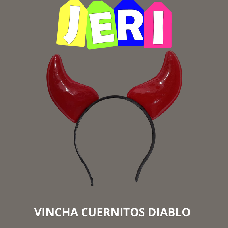 HALL VINCHA CUERNITOS DIABLO