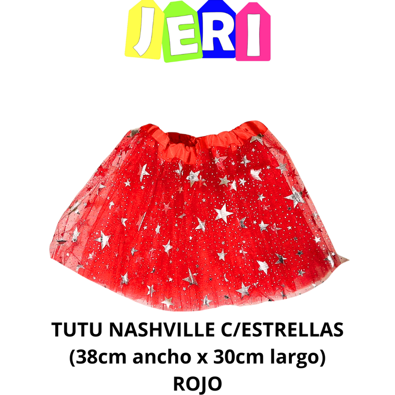 TUTU INFANTIL C/ ESTRELLA (ROJO)