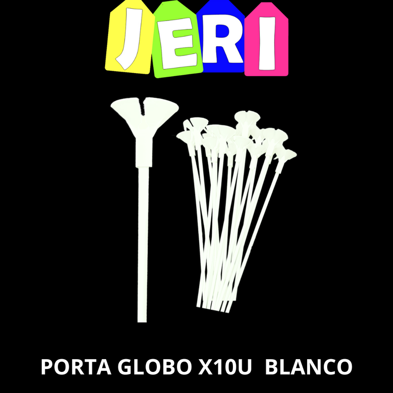 PORTA GLOBO X10U BLANCO