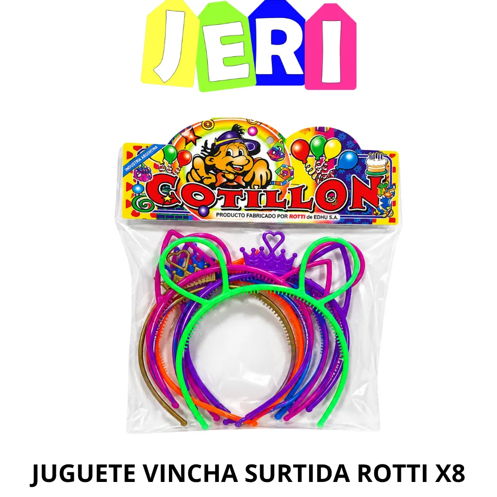 JUGUETE VINCHA SURTIDO X8U