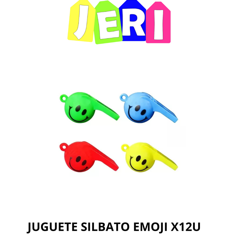 JUGUETE SILBATO EMOJI X12U