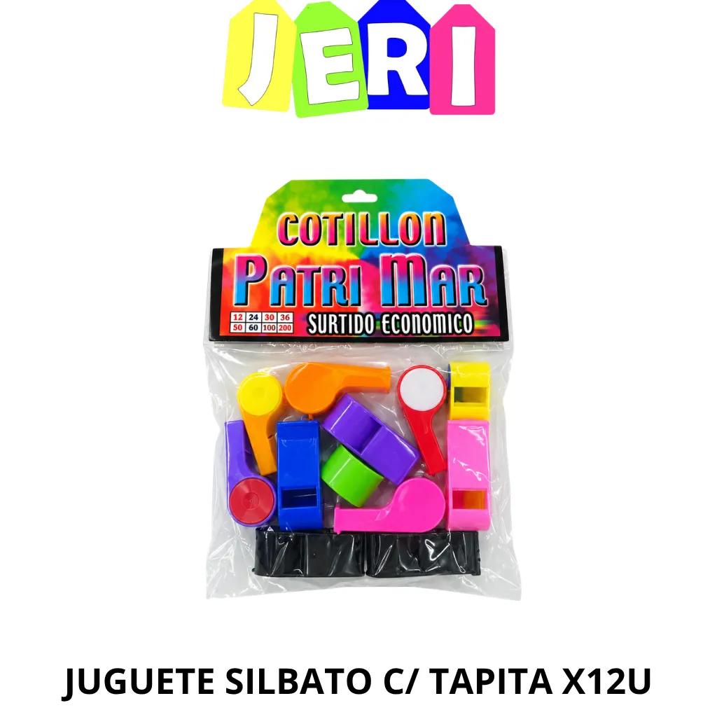 JUGUETE SILBATO C/ TAPITA X12U