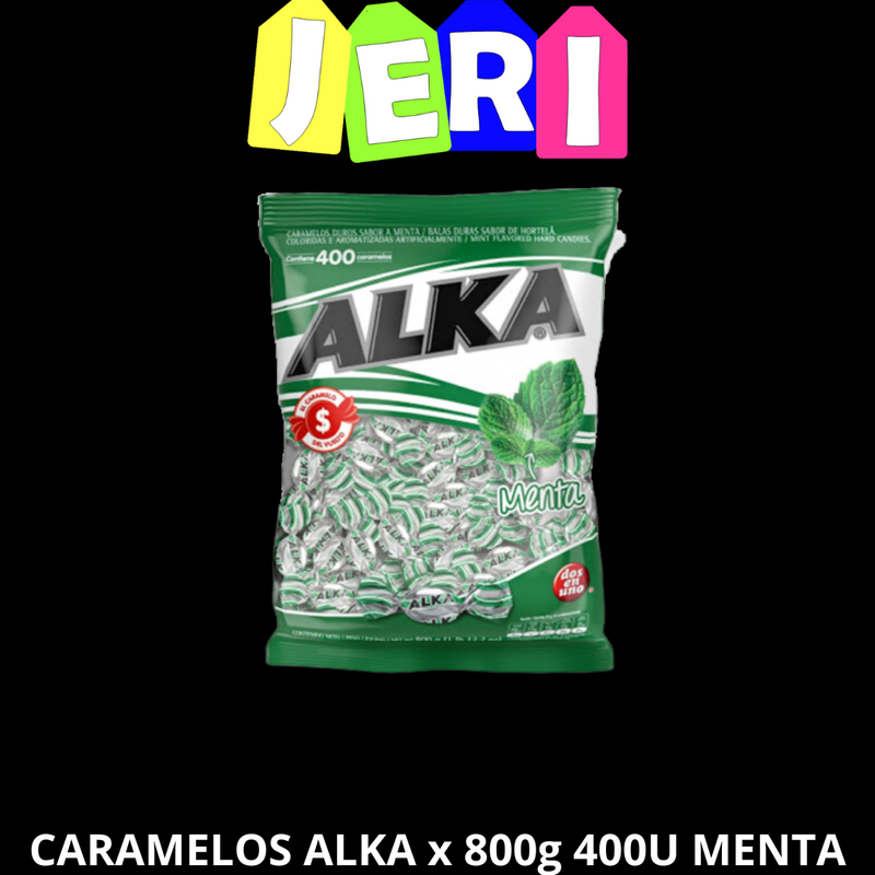 CARAMELOS ALKA x 800g 400U MENTA