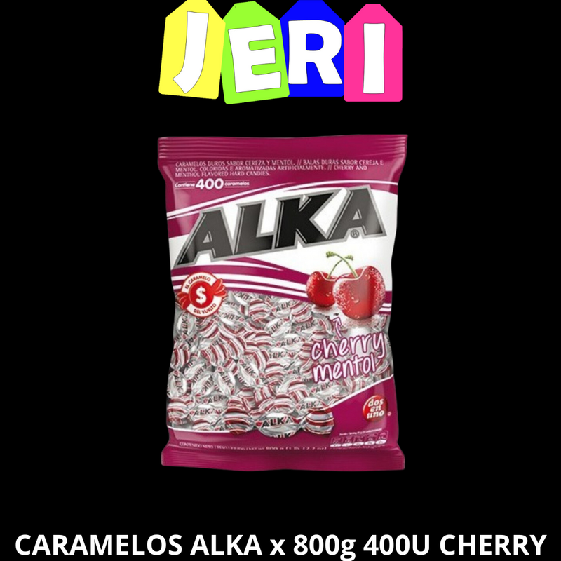 CARAMELOS ALKA x 800g 400U CHERRY